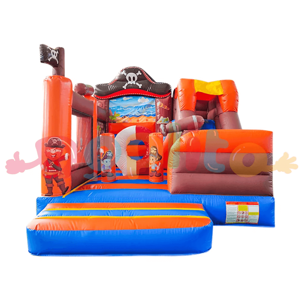 Dmuchaniec dla dzieci w pirackim stylu