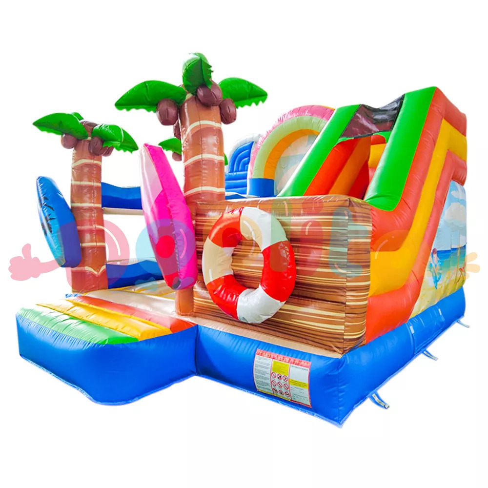 Ile kosztuje zamek dmuchany z dwoma palmami